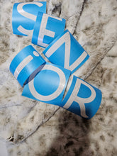 SENIOR stencil decal